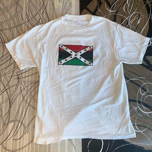 Marcus Garvey Confederate flag T shirt